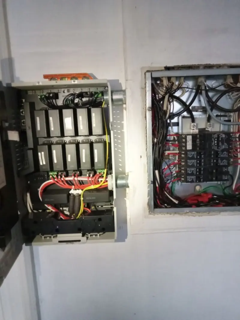Electrical panel upgrade completed for Indoor Lighting Installation in Oakleaf Plantation
